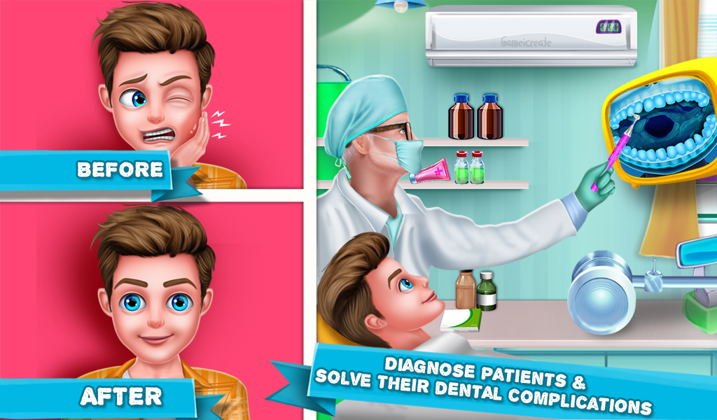 Live Virtual Dentist Hospital- Dental Surgery Game