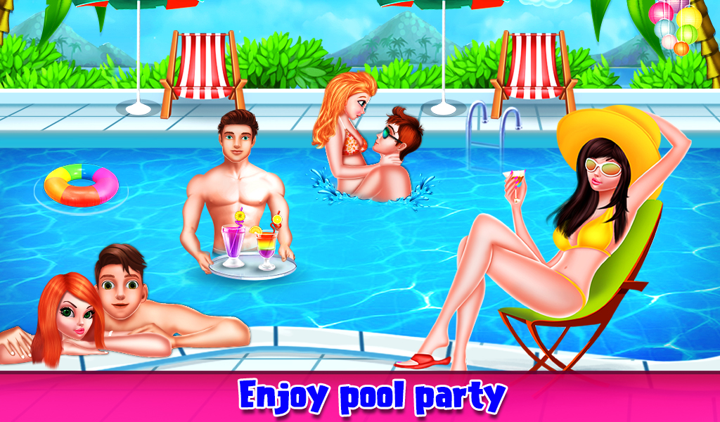 My Teen Love Story Summer Pool Party Affair