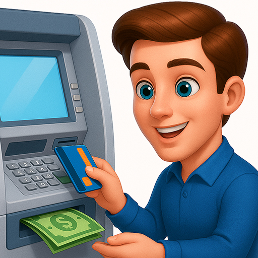 My Virtual Bank ATM Machine & Cashier Kids Game