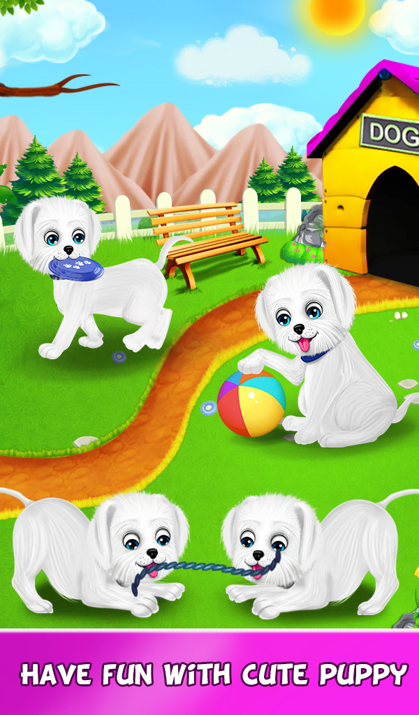 Puppy Daily Activities Game - Pet Daycare