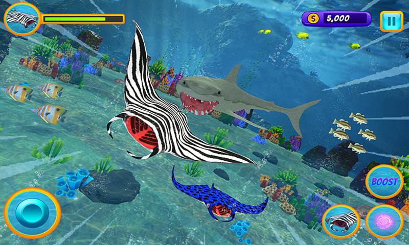 Mega Sea Fish: Family Sim