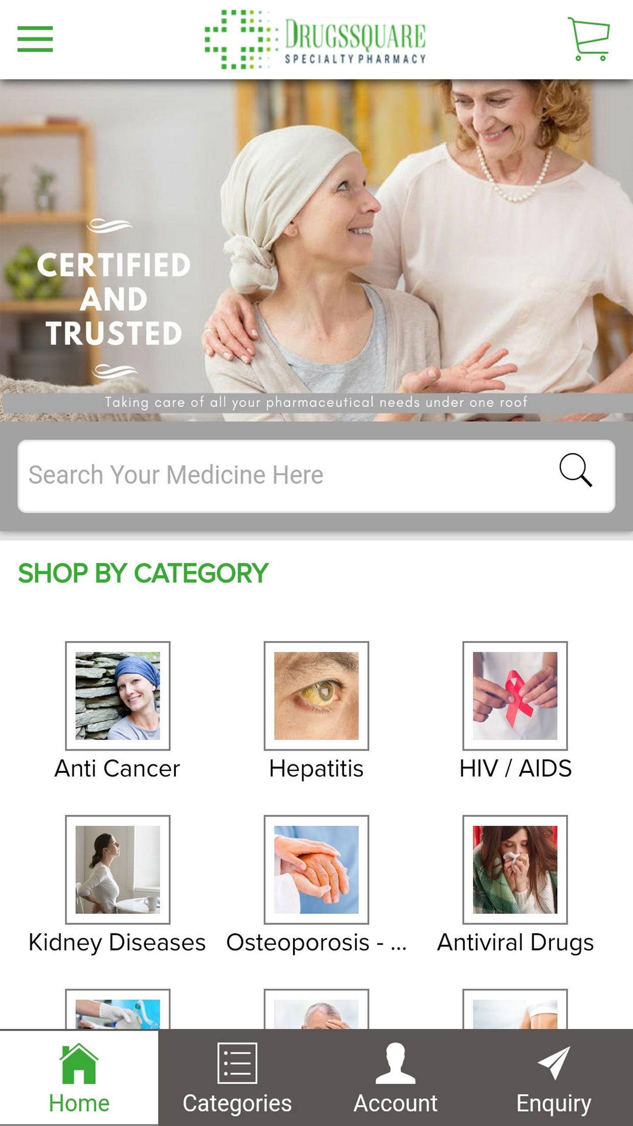 Drugssquare Pharmacy App