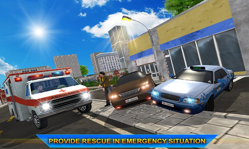 Emergency City Hospital Ambulance Rescue