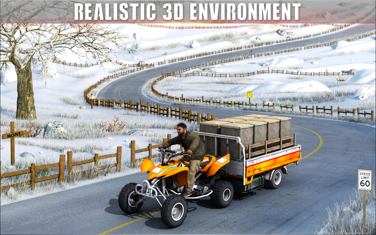 ATV Quad Bike Cargo Transport Simulator