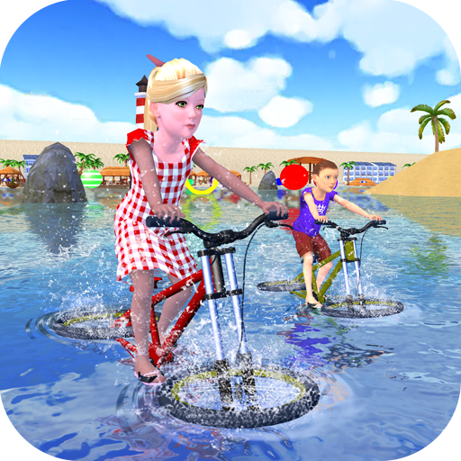 Kids Water Bicycle Surfing