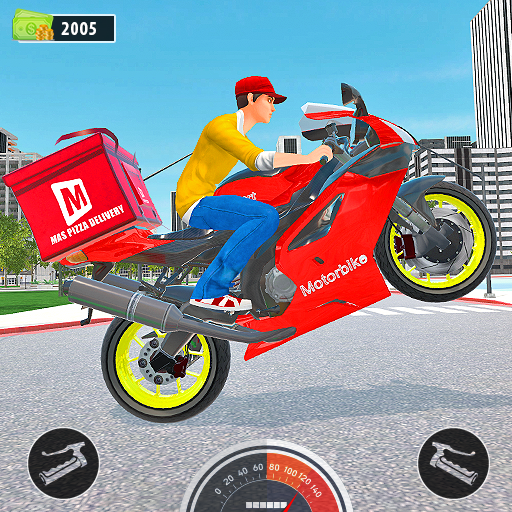 Moto Pizza Delivery Boy 3D