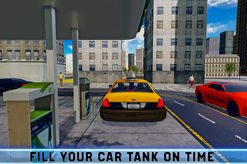 City Traffic Taxi Parking – Driving Rush