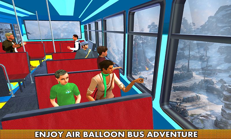 Flying Air Balloon Bus Adventure