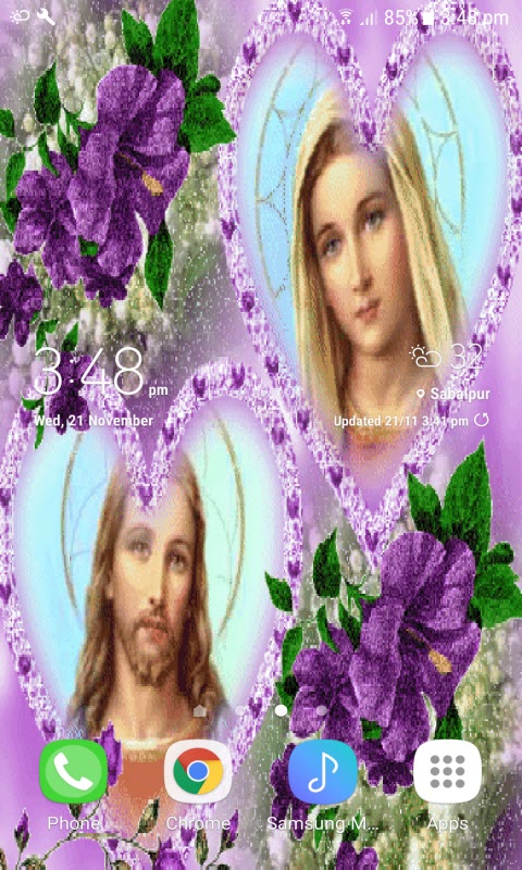 Merry Jesus Live Wallpaper