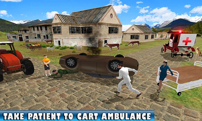 Cart Ambulance Village Hospital