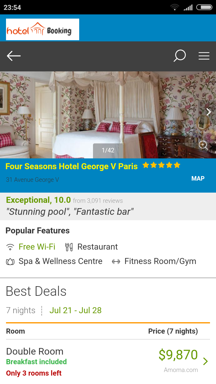 Cheap Hotel Booking - Hotel reservations app
