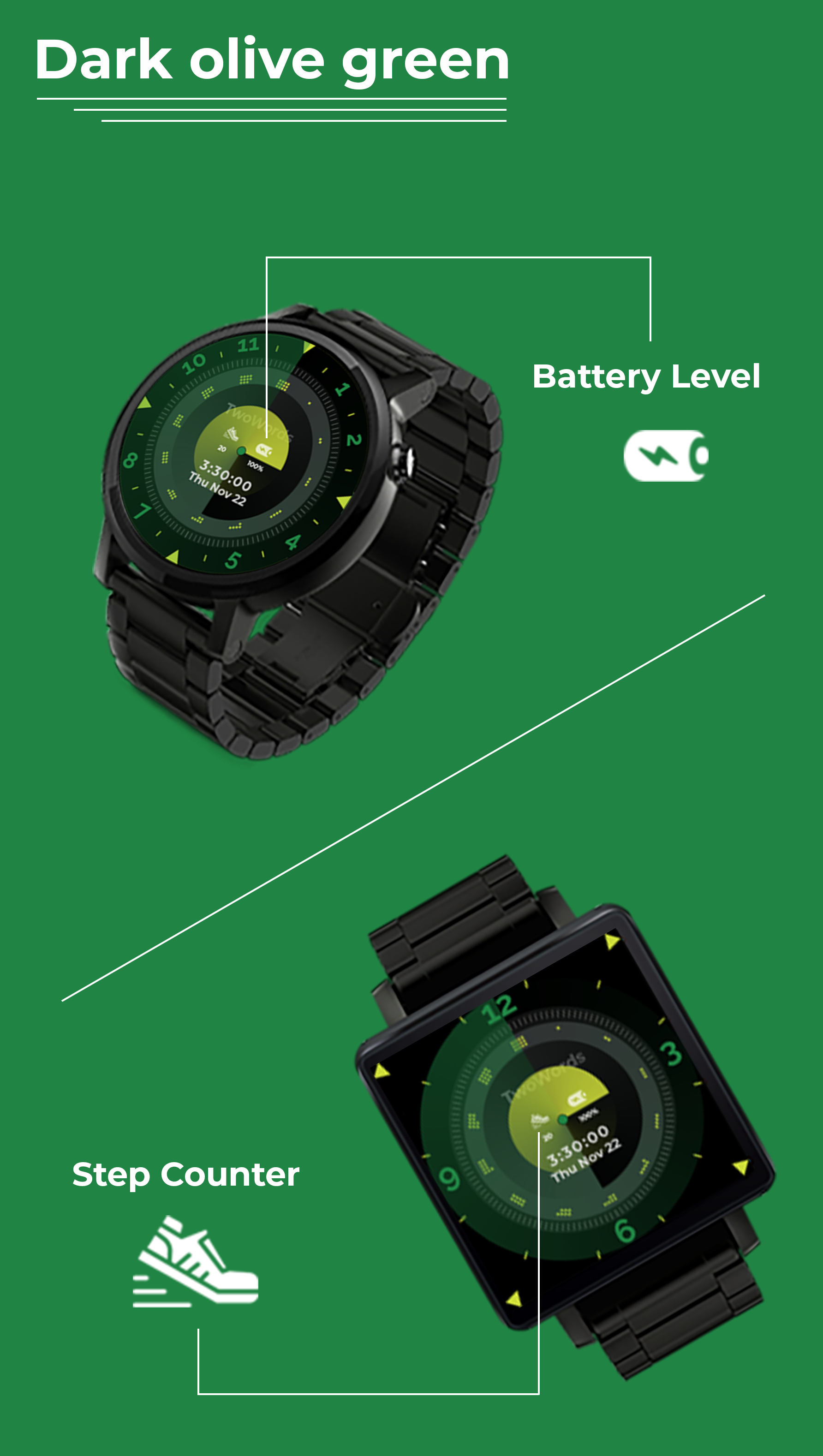Krono Premium Watchfaces for Wear OS 2.0