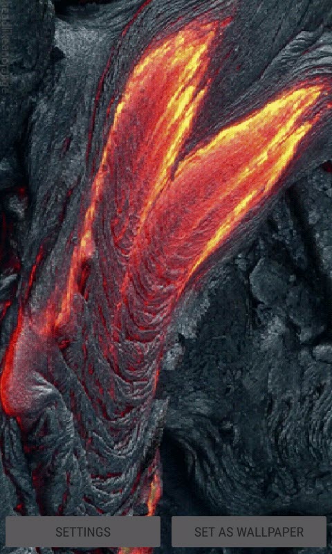 Mountain Lava Live Wallpaper