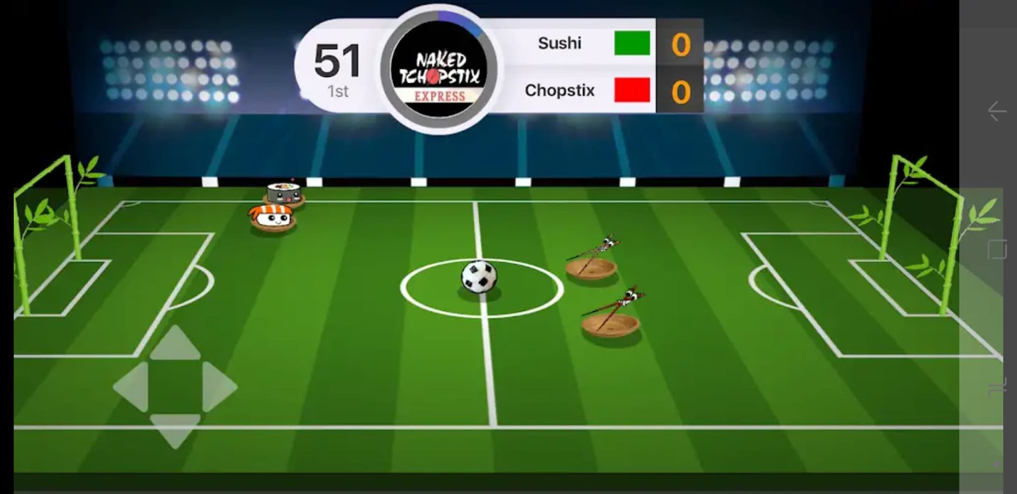 NT Soccer Express- Sushi Vs. Chopsticks