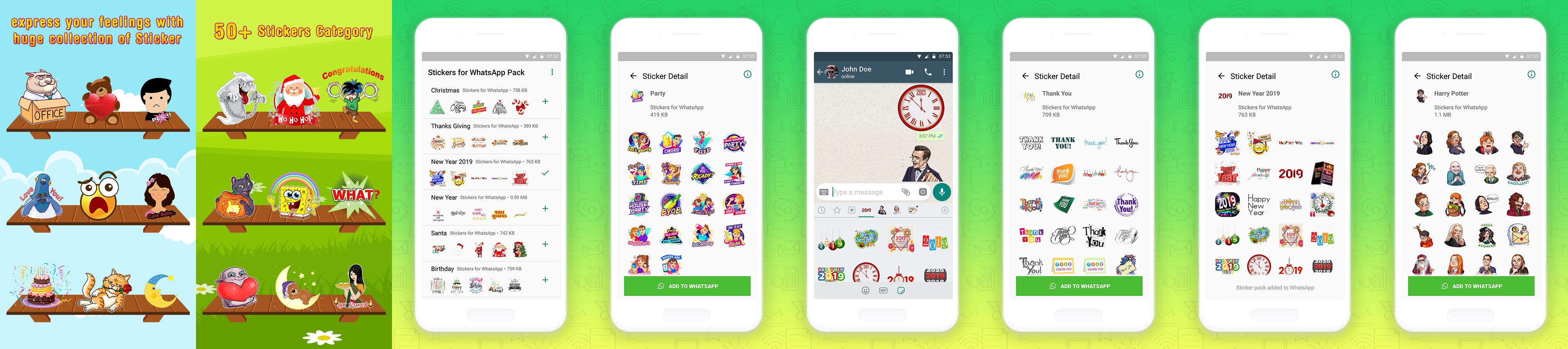Stickers for WhatsApp: Collection of WAStickerApps