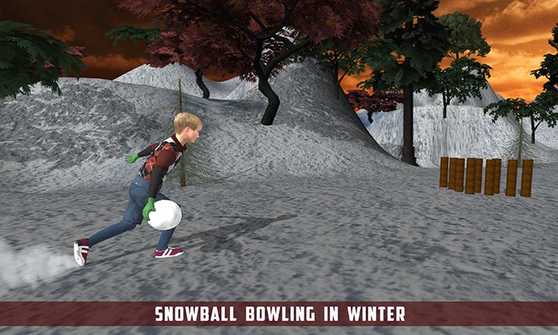 Snow bowling Smash