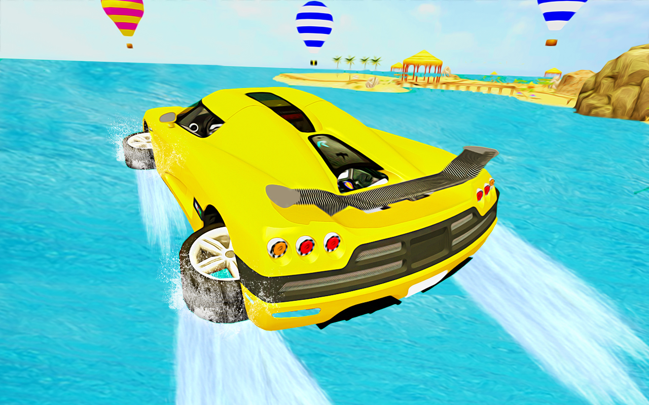 Water Surfer Car Racer - Water Games
