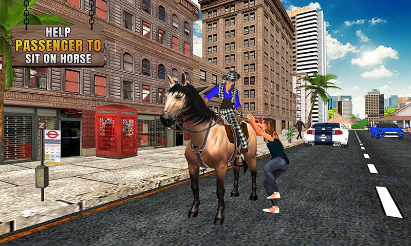 Flying Horse Taxi City Transport