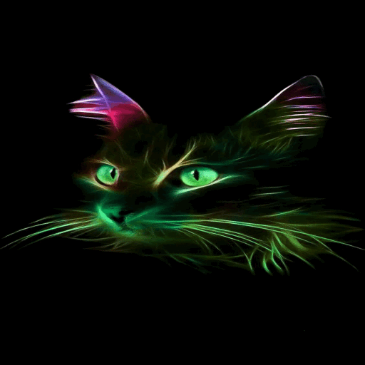 Neon Cat Live Wallpaper