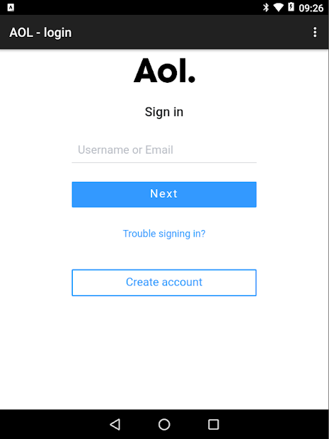 Webmail for AOL