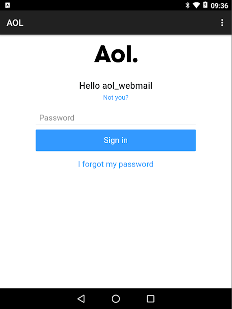 Webmail for AOL