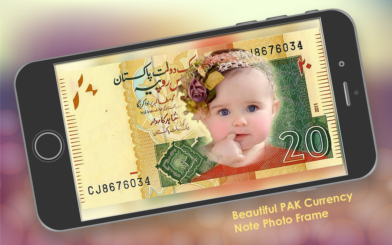 New Pak Currency NOTE Photo Frame