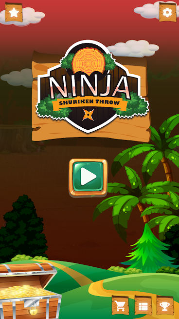 Ninja Games - Ninja Shuriken Throw