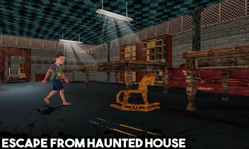 Spooky Granny Horror House Game