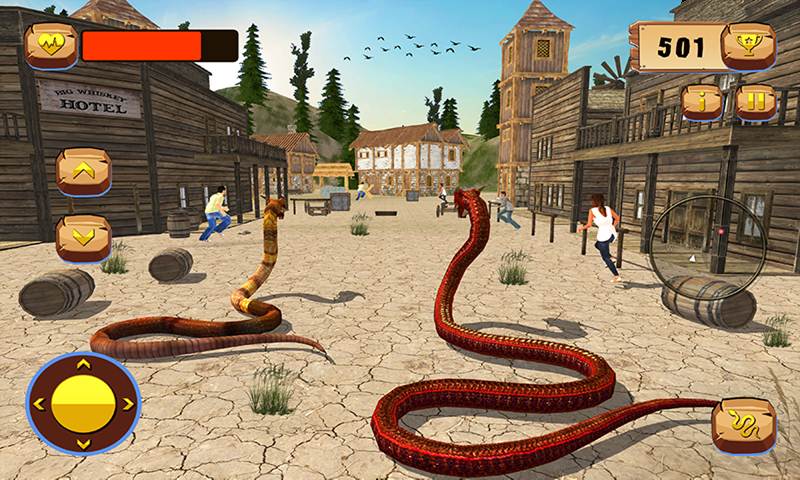 Anaconda Snake Family Jungle RPG Sim