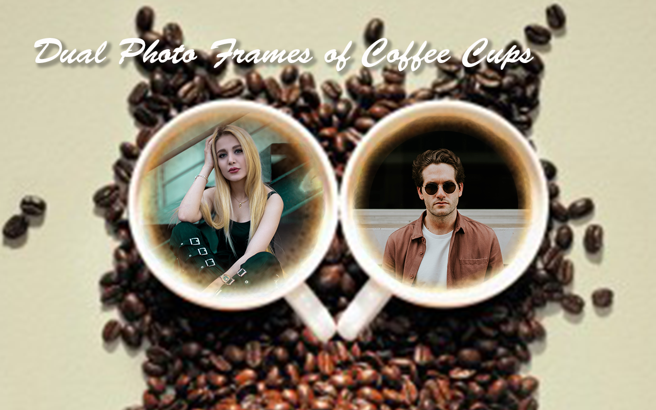 Coffee Cup Dual Photo Frames 2019