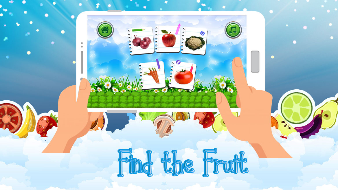 Fruit Vegetables Learning Apps for Kids Fun Games