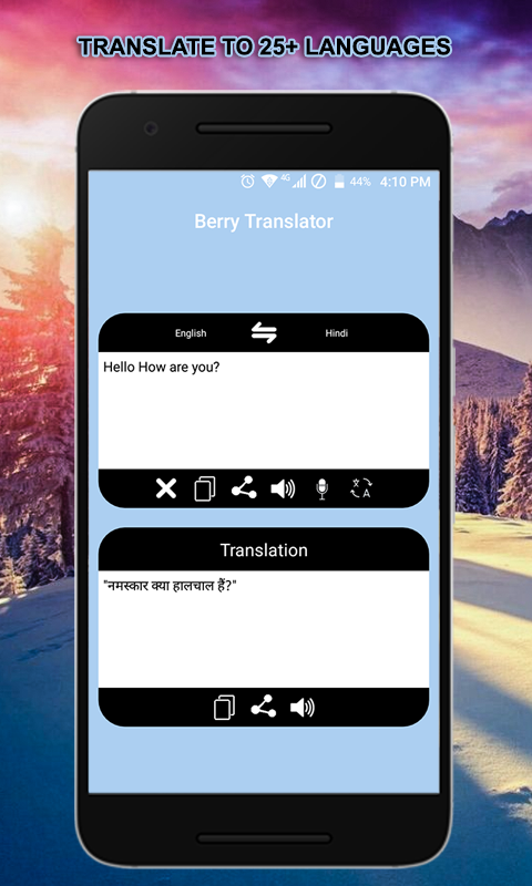 Language Translator  – text & voice translator app