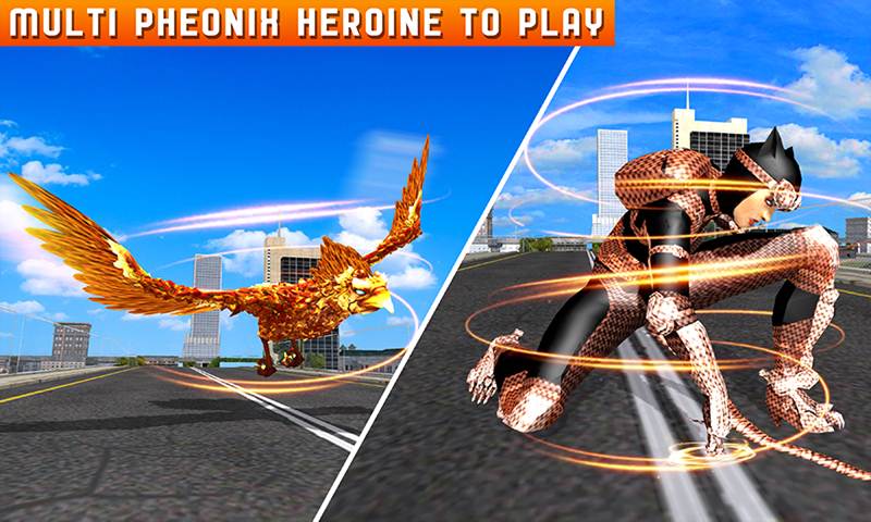 Multi Phoenix Heroine City Battle for Justice