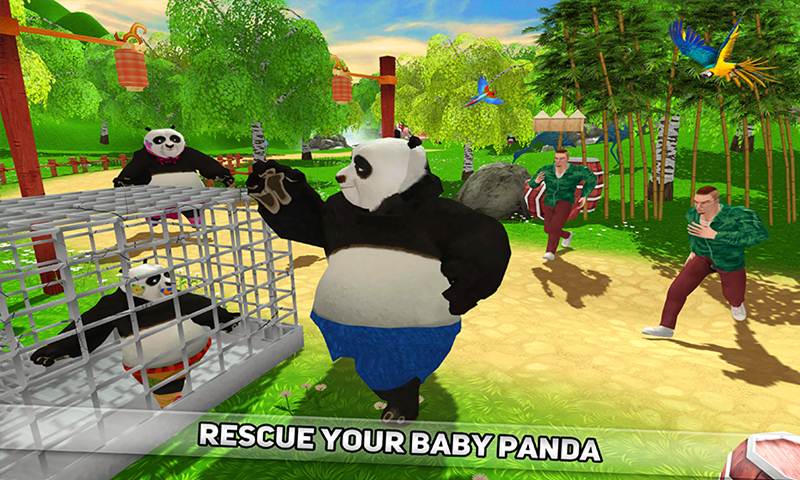 Wild Panda Family: Kung Fu Jungle Survival