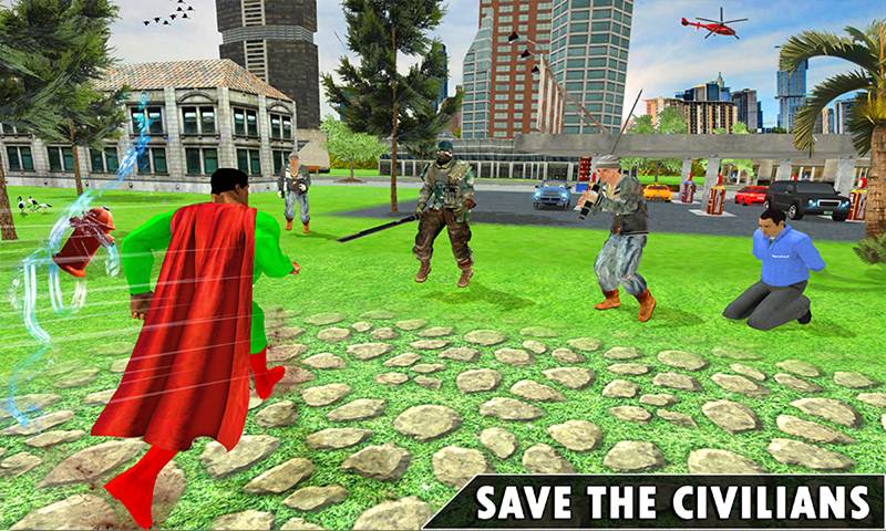 Black Hero Super Rope Man Crime Battle