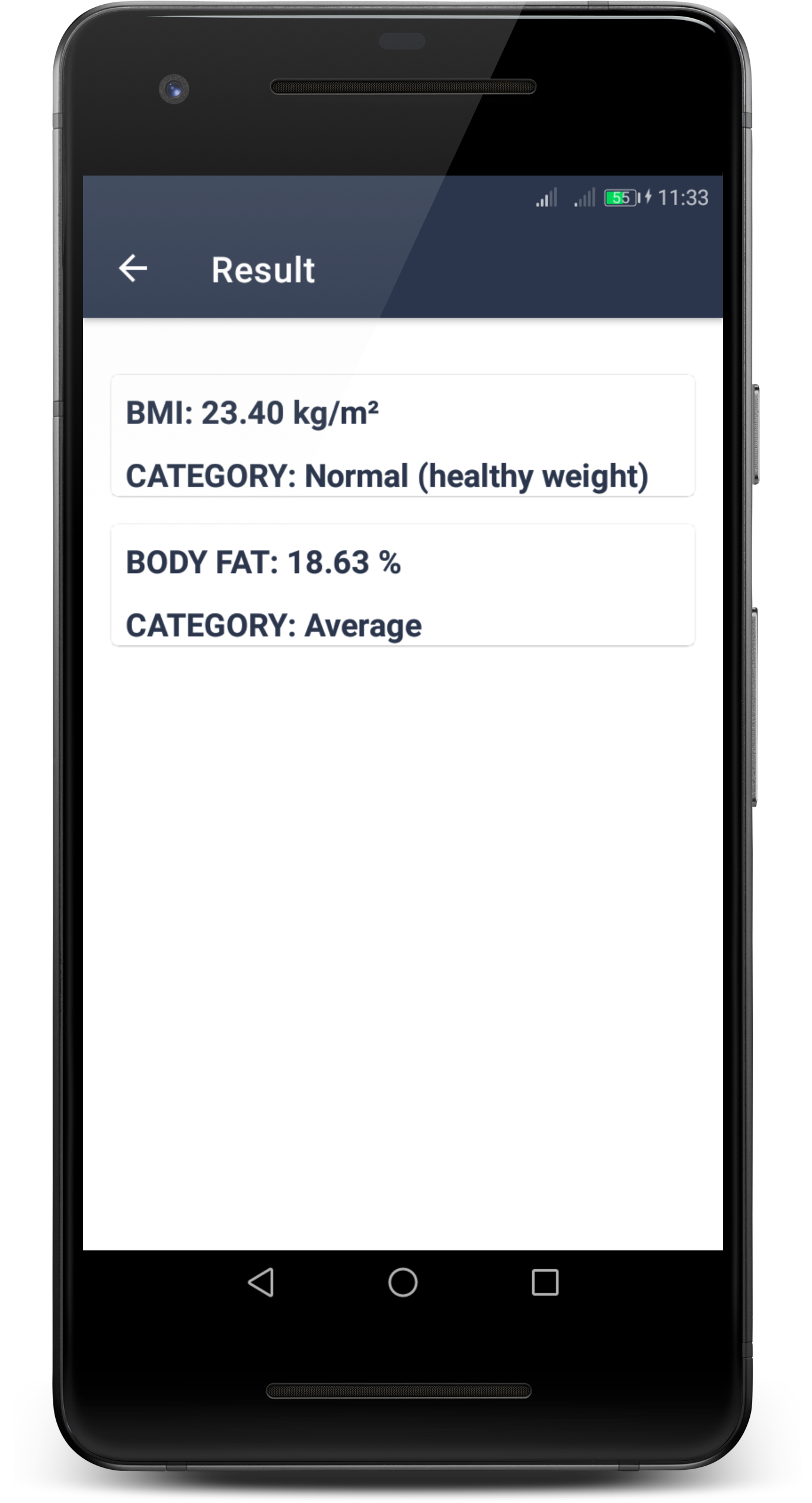 BMI calculator - ideal weight calculator