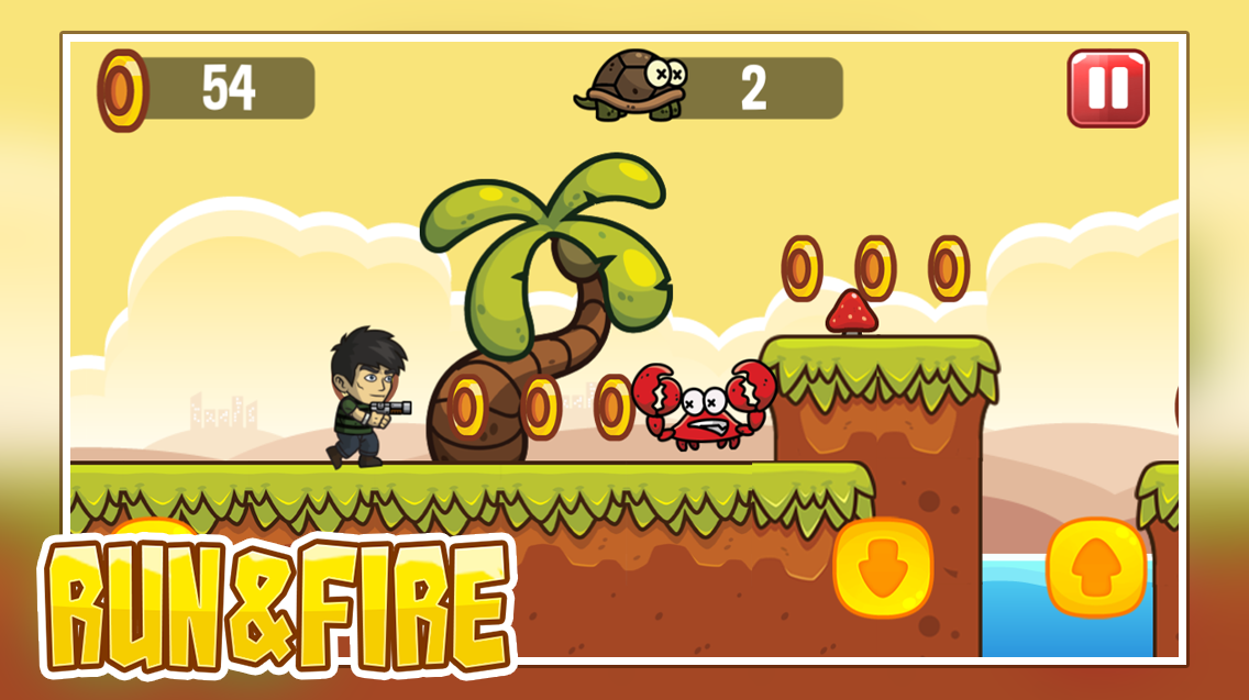 Run and Fire game