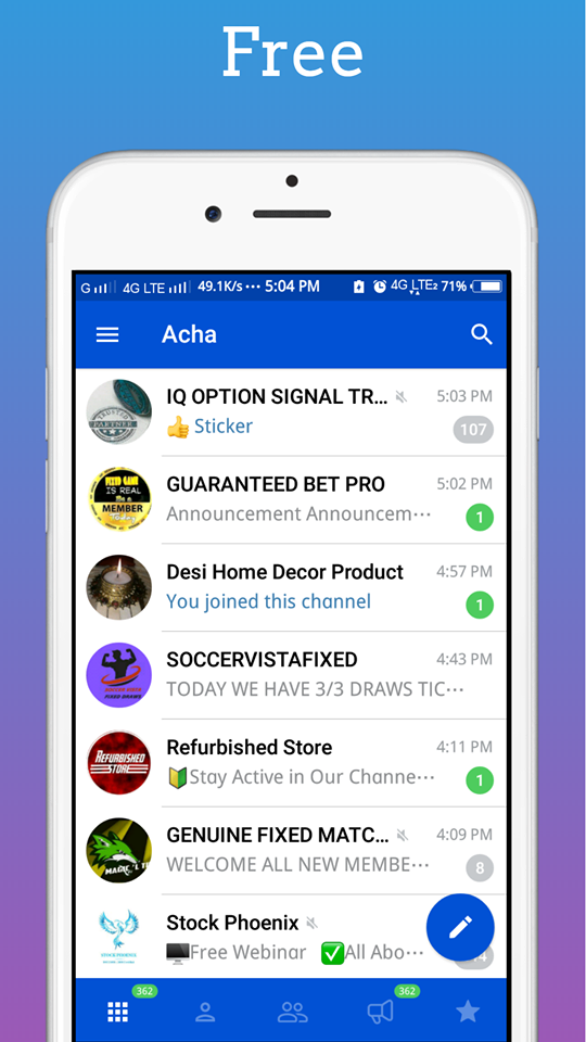 Acha : Free Messaging App