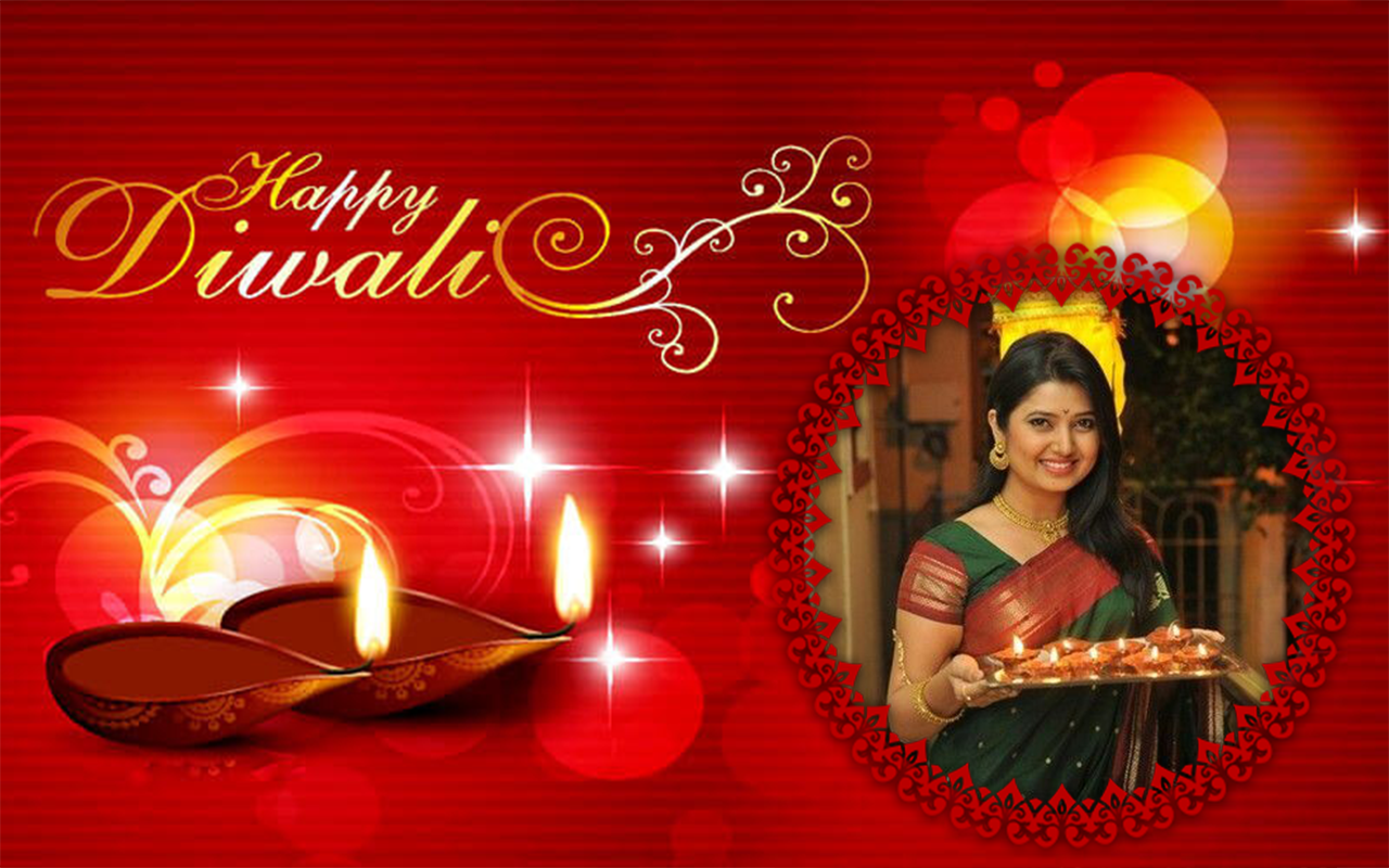 Happy Devali Photo Frame & Diwali Dp Maker