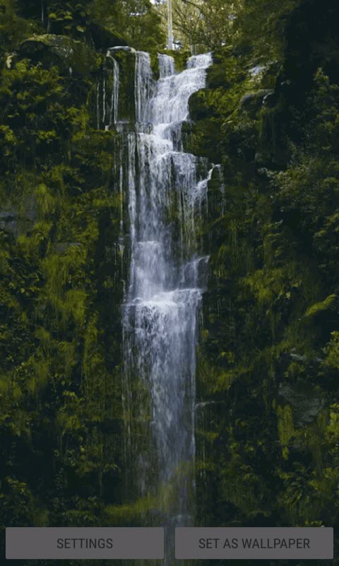 Natural Waterfall LWP
