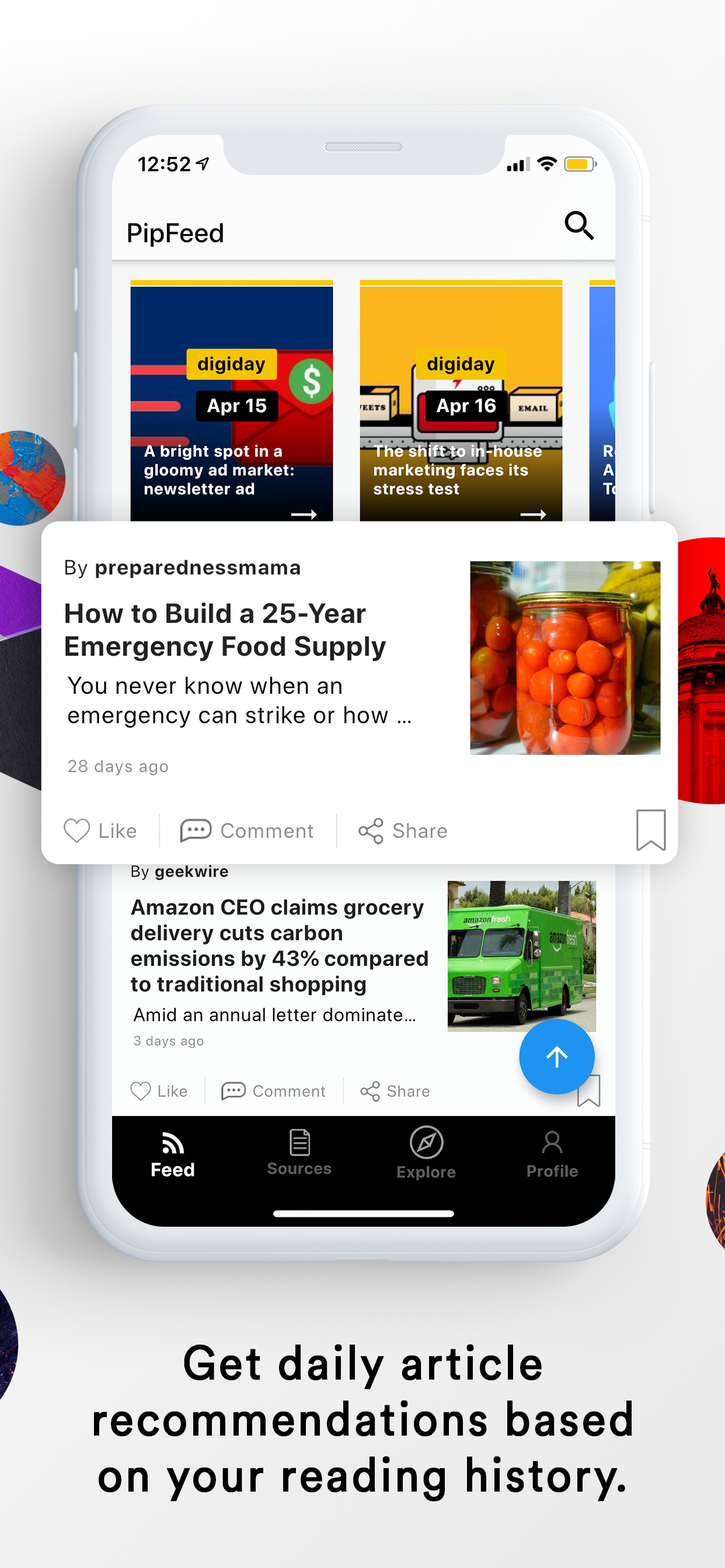 PipFeed.com: A.I. powered Reading app