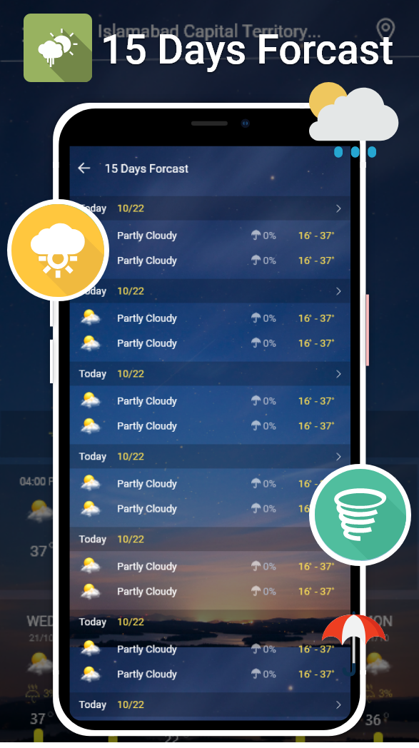 Advanced Weather Forecast: Live Weather & Widgets