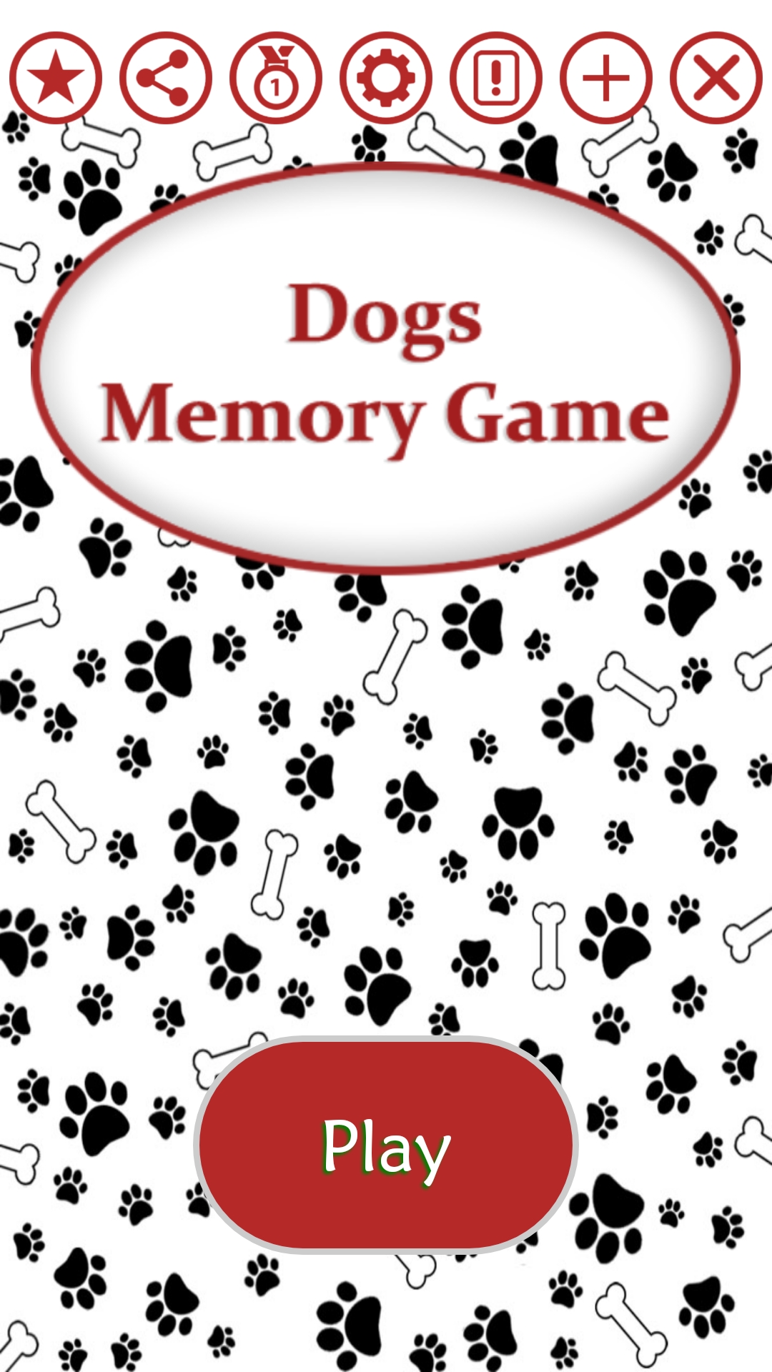 Dogs Memory Game