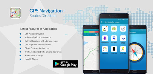 GPS Voice Navigation - Routes Direction