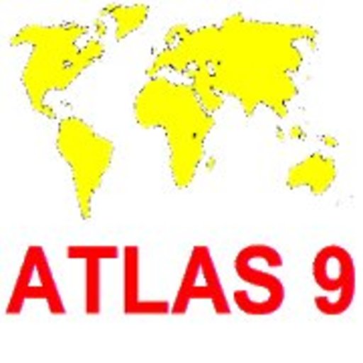 ATLAS9 Topography trainer / World map quiz