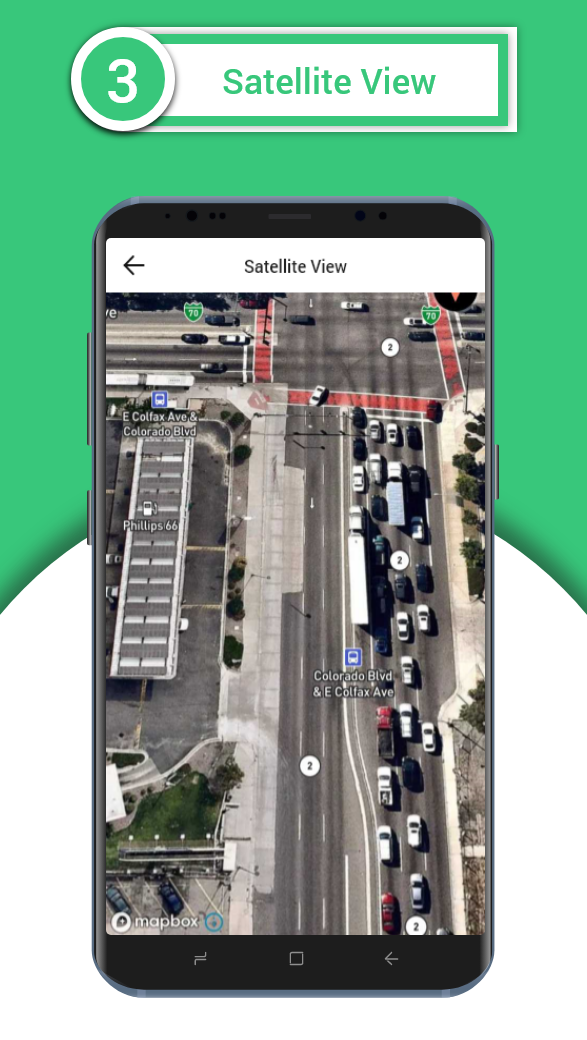 GPS Satellite View Maps, Live Traffic & Navigation