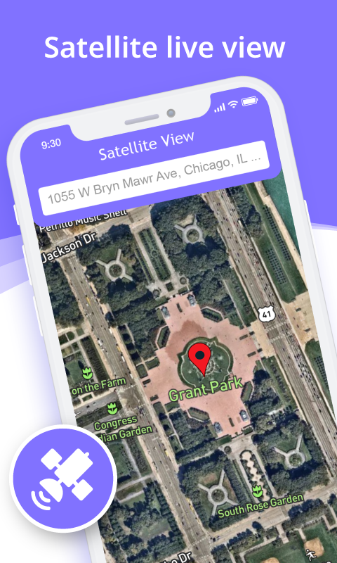 GPS Voice Navigation & Satellite Location Maps