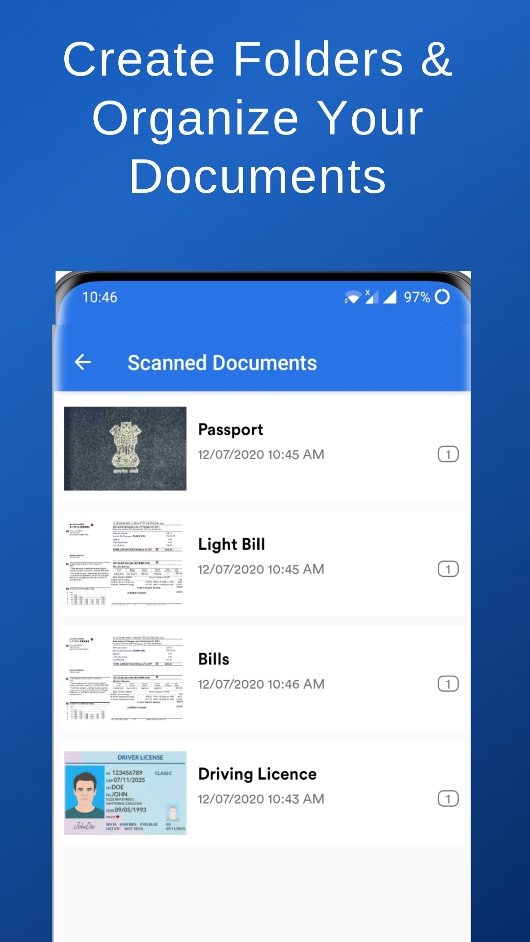 HapScan - Indian Document Scanner, PDF Creator