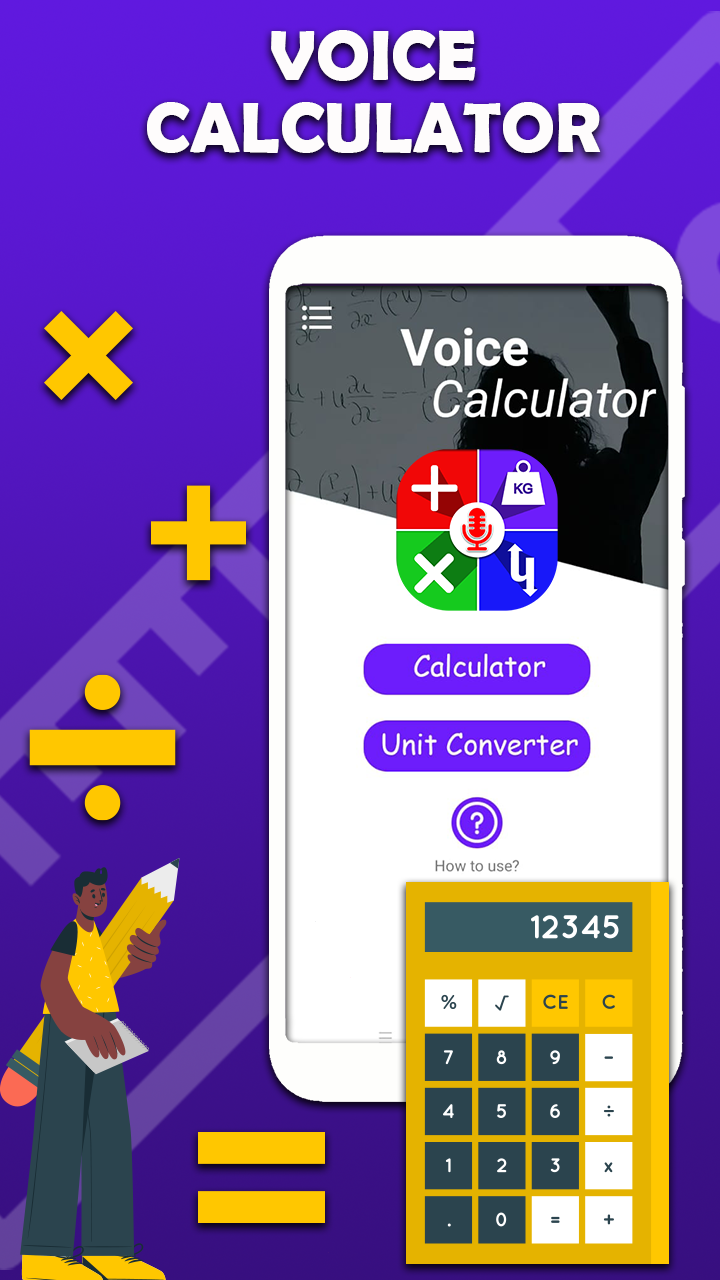 Voice Calculator & Unit Converter 2020