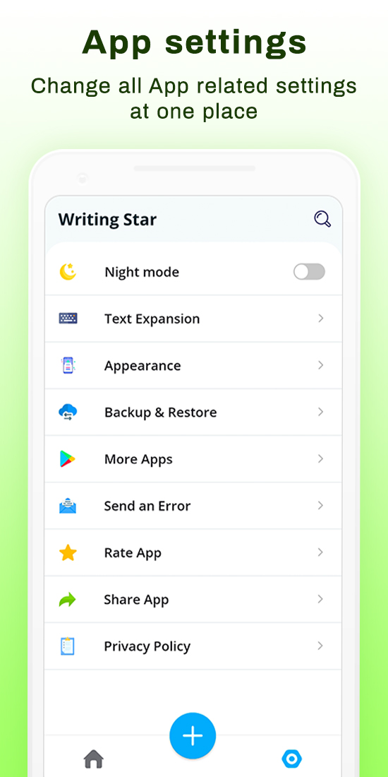 Writing Star: Text Expander & Auto-complete text